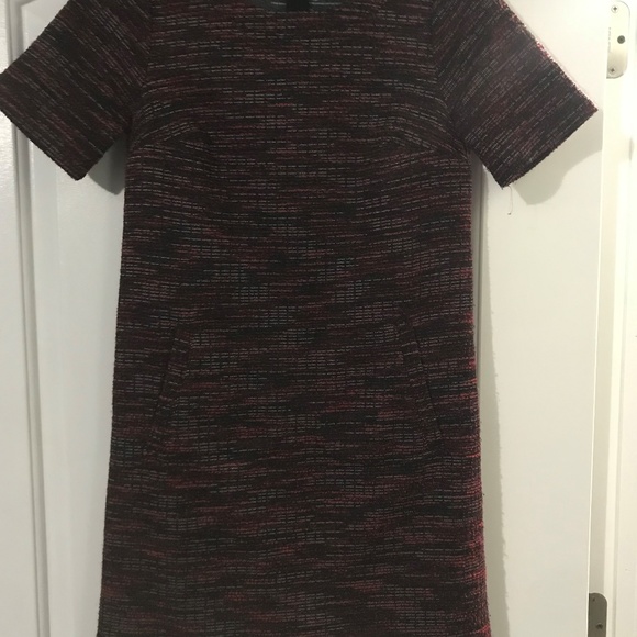 Ann Taylor LOFT Tweed Pocket Shift Dress - Picture 3 of 6